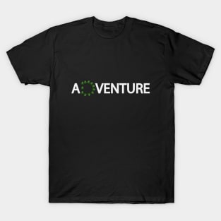 Adventure typographic logo design T-Shirt